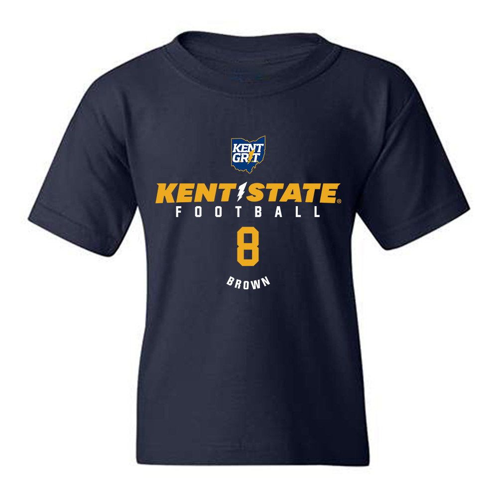 Kent State - NCAA Football : Nylan Brown - Classic Fashion Shersey Youth T-Shirt-0