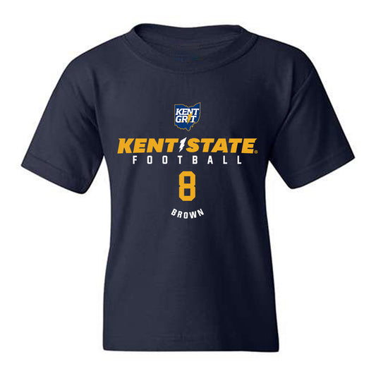 Kent State - NCAA Football : Nylan Brown - Classic Fashion Shersey Youth T-Shirt-0