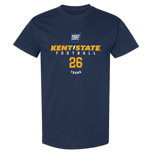 Kent State - NCAA Football : Cj Young - Classic Fashion Shersey T-Shirt-0