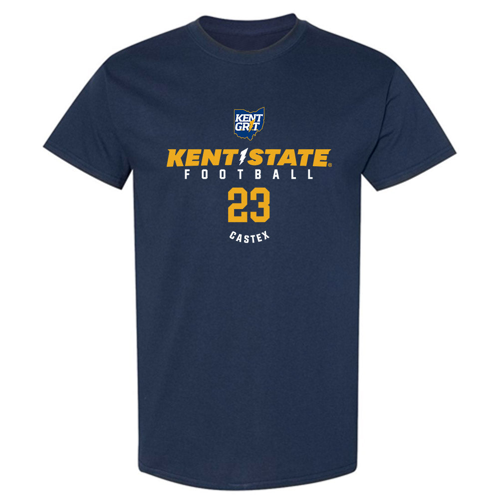 Kent State - NCAA Football : Ezekiel Castex - Classic Fashion Shersey T-Shirt-0