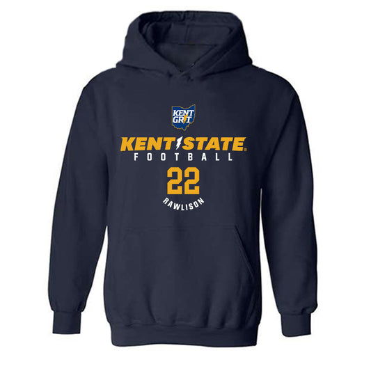 Kent State - NCAA Football : Jaire Rawlison - Classic Fashion Shersey Hooded Sweatshirt-0
