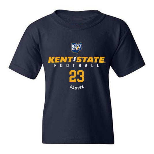 Kent State - NCAA Football : Ezekiel Castex - Classic Fashion Shersey Youth T-Shirt-0