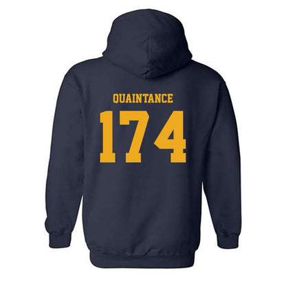 Kent State - NCAA Wrestling : Braxton Quaintance - Fashion Shersey Hooded Sweatshirt-1