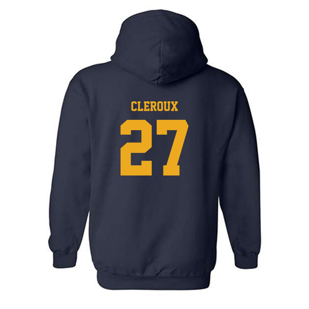 Kent State - NCAA Women's Soccer : Mia Cleroux - Fashion Shersey Hooded Sweatshirt-1