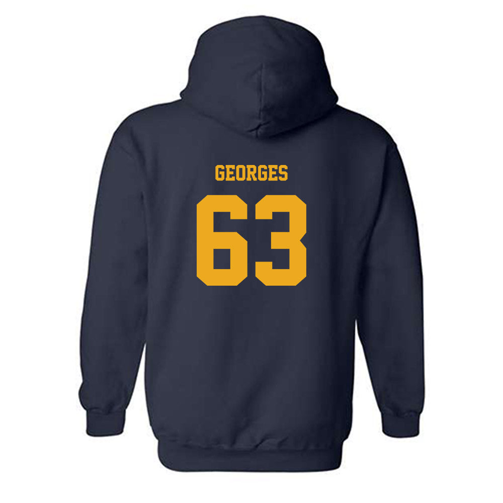 Kent State - NCAA Football : Tony Georges - Fashion Shersey Hooded Sweatshirt-1