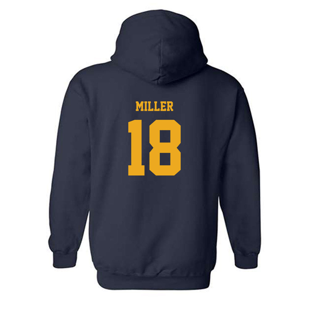 Kent State - NCAA Football : Terrell Miller - Fashion Shersey Hooded Sweatshirt-1