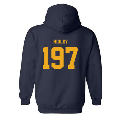 Kent State - NCAA Wrestling : Mason Higley - Fashion Shersey Hooded Sweatshirt-1