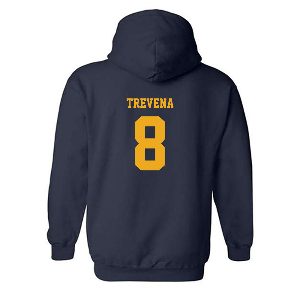 Kent State - NCAA Softball : Alex Trevena - Fashion Shersey Hooded Sweatshirt-1