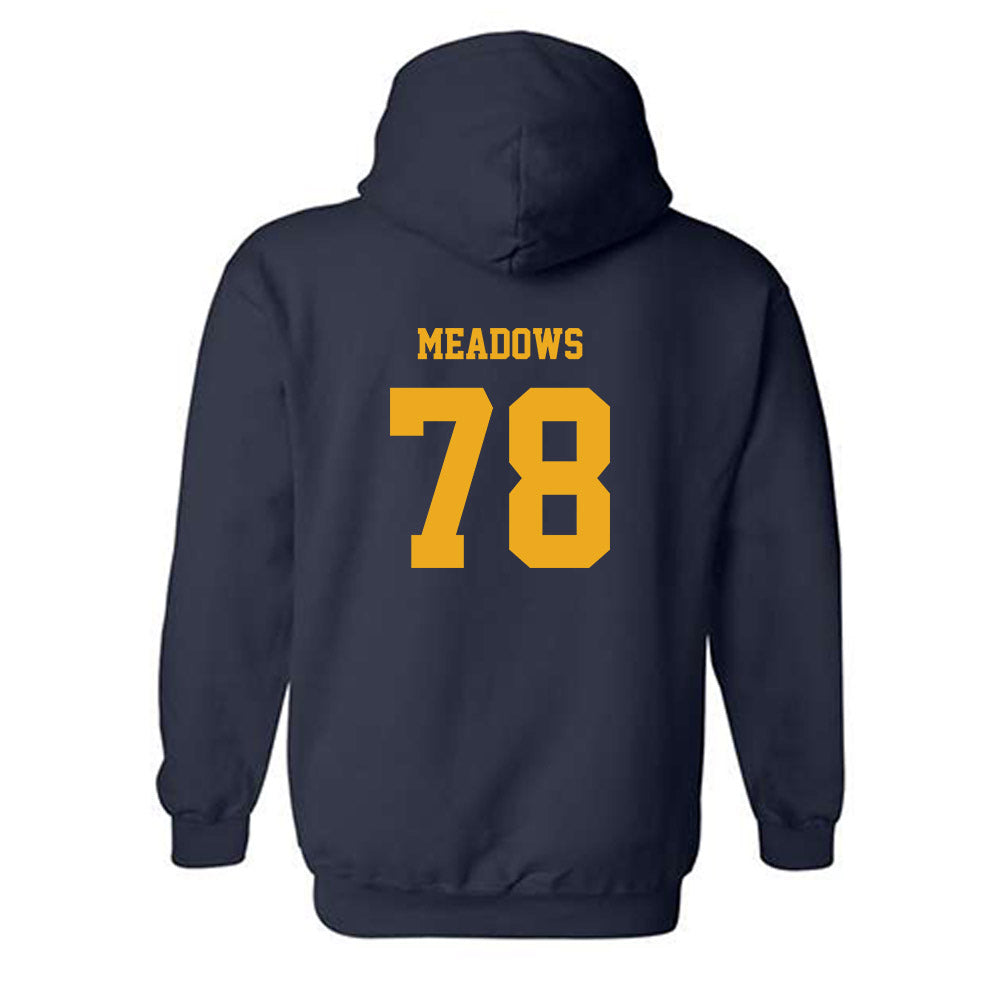 Kent State - NCAA Football : Tyler Meadows - Fashion Shersey Hooded Sweatshirt-1