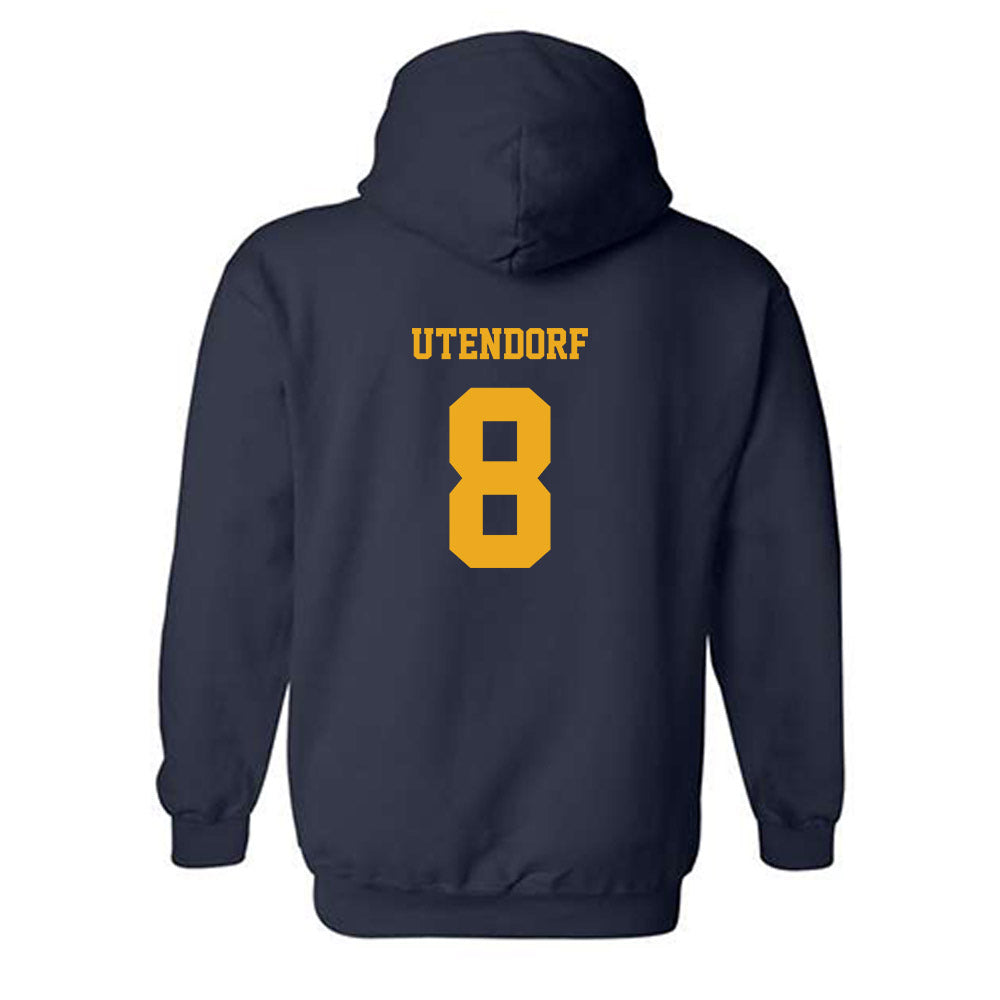 Kent State - NCAA Softball : Kam Utendorf - Fashion Shersey Hooded Sweatshirt-1