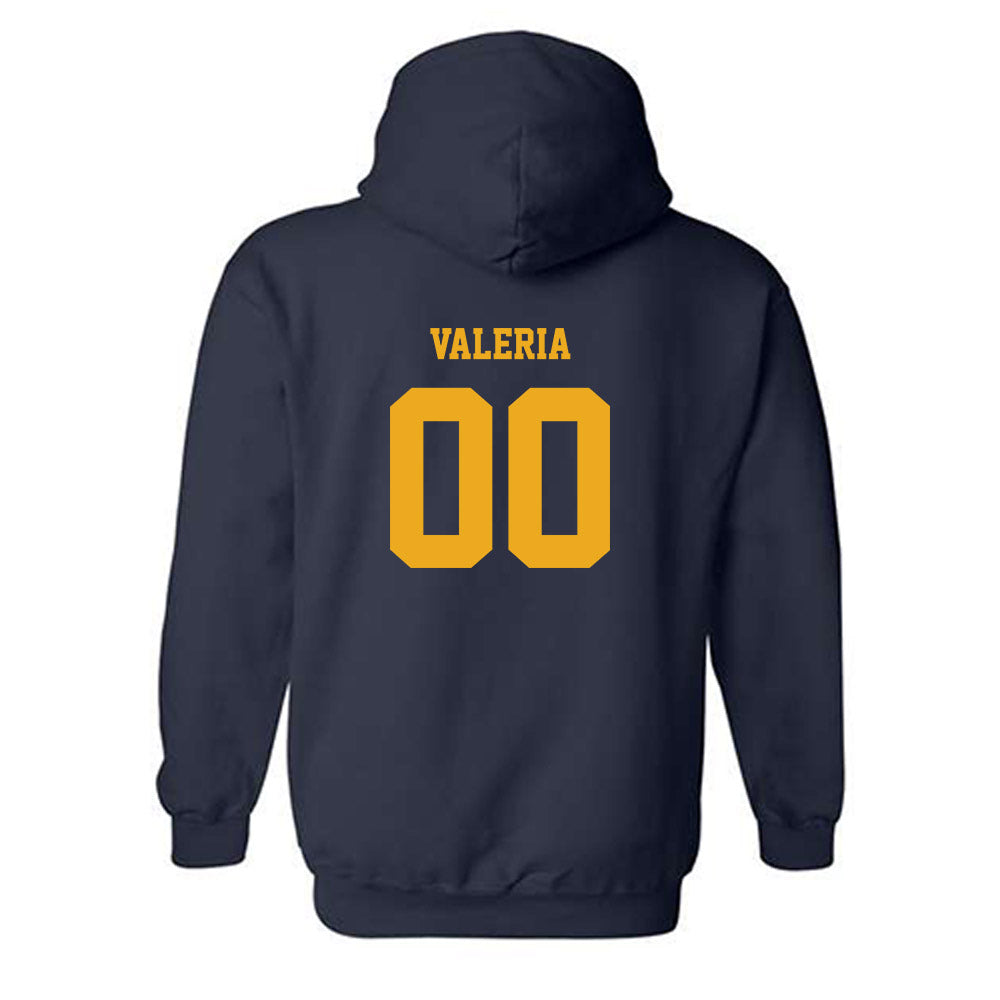 Kent State - NCAA Football : Cherokee Valeria - Fashion Shersey Hooded Sweatshirt-1