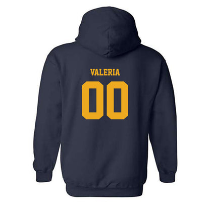 Kent State - NCAA Football : Cherokee Valeria - Fashion Shersey Hooded Sweatshirt-1