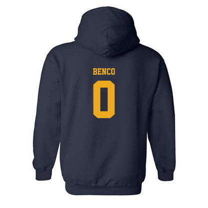Kent State - NCAA Men's Track & Field : Scott Benco - Fashion Shersey Hooded Sweatshirt-1