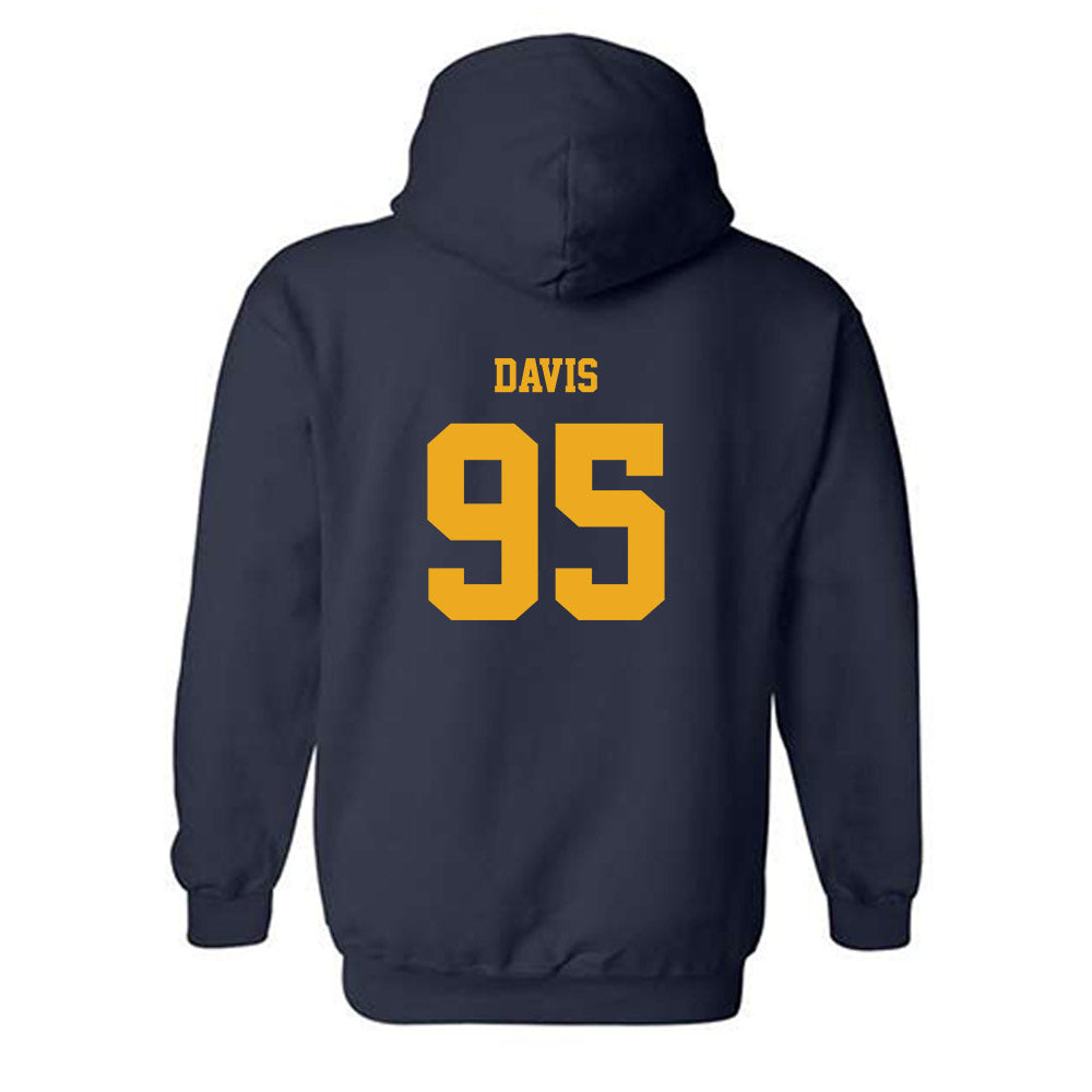 Kent State - NCAA Football : Jelani Davis - Fashion Shersey Hooded Sweatshirt-1