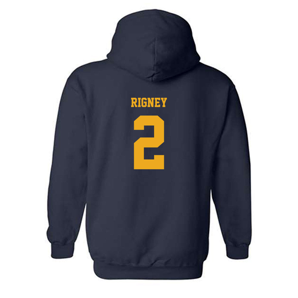 Kent State - NCAA Women's Volleyball : Avrey Rigney - Fashion Shersey Hooded Sweatshirt-1