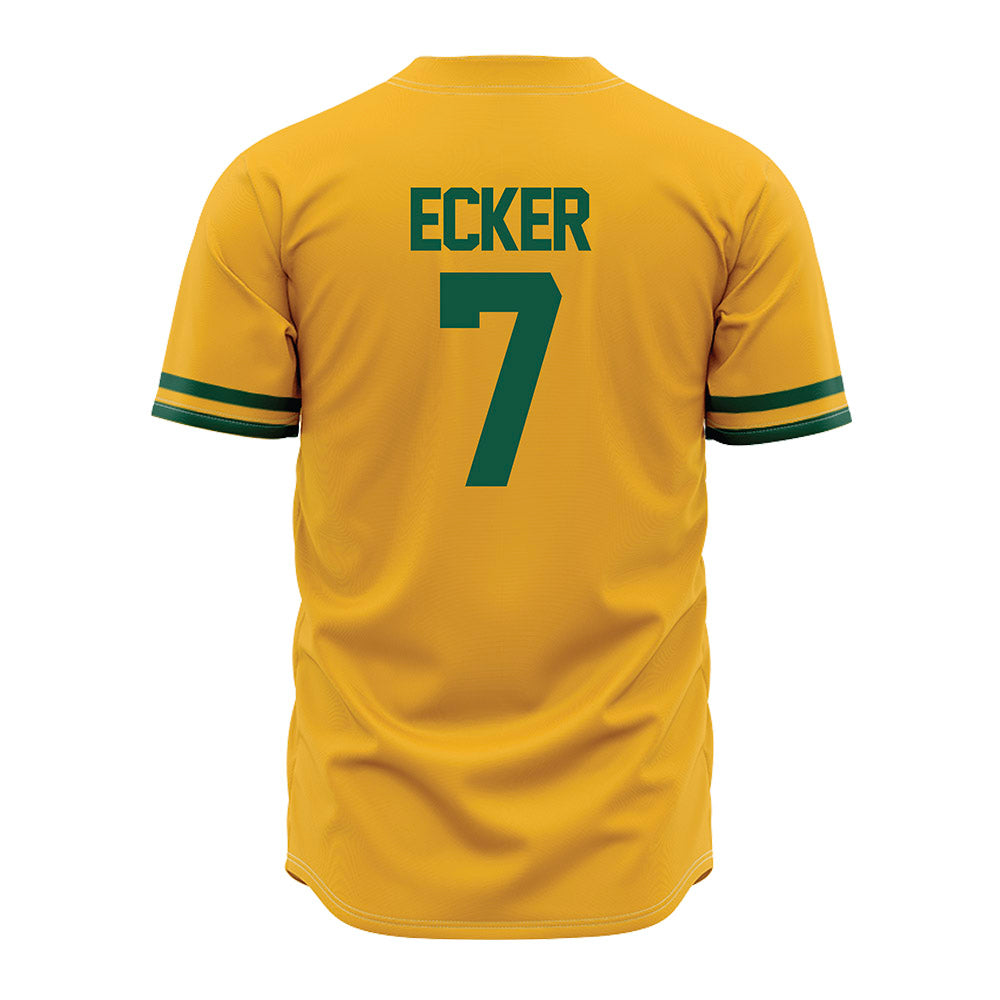 William & Mary - NCAA Baseball : Chase Ecker - Gold Jersey-1