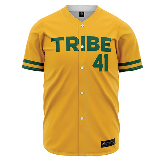 William & Mary - NCAA Baseball : Tom Bourque - Gold Jersey-0