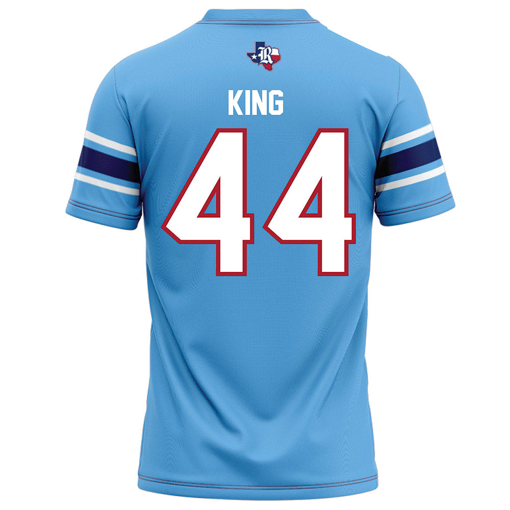 Rice - NCAA Football : Cooper King - Light Blue Football Jersey-1
