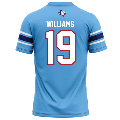 Rice - NCAA Football : Jeremiah Williams - Light Blue Football Jersey-1