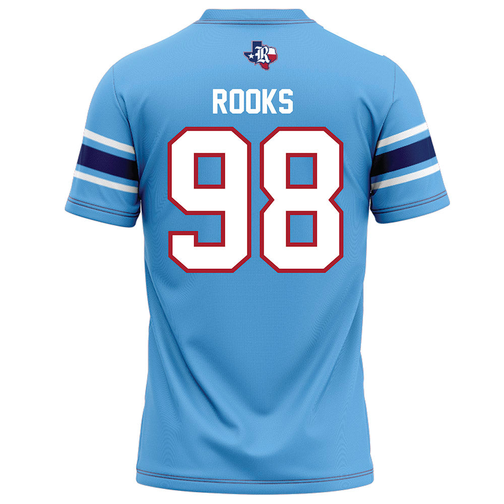 Rice - NCAA Football : Robert Rooks - Light Blue Football Jersey-1