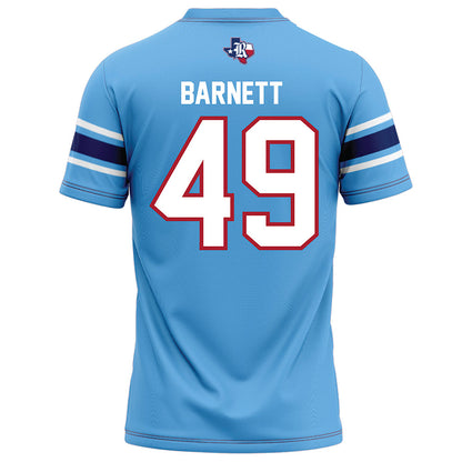 Rice - NCAA Football : Micah Barnett - Light Blue Football Jersey-1