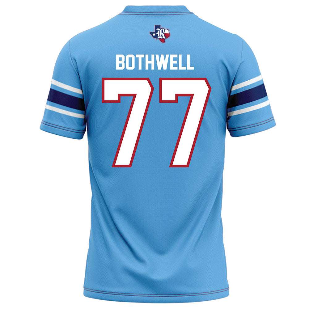 Rice - NCAA Football : Ian Bothwell - Light Blue Football Jersey-1