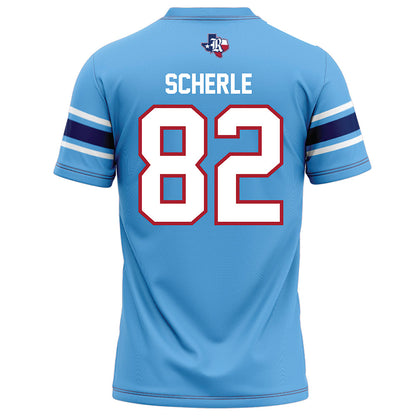 Rice - NCAA Football : Alexander Scherle - Light Blue Football Jersey-1