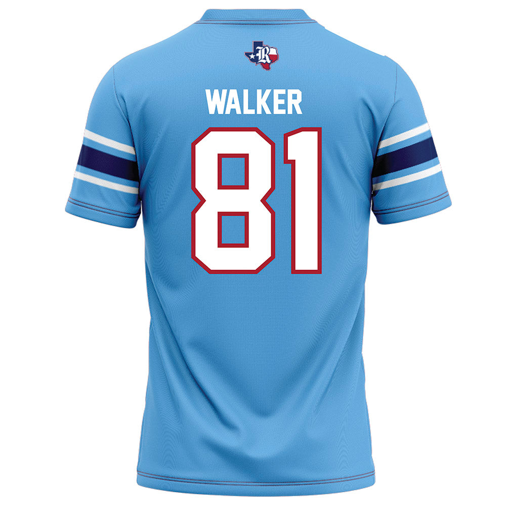 Rice - NCAA Football : Braylen Walker - Light Blue Football Jersey-1