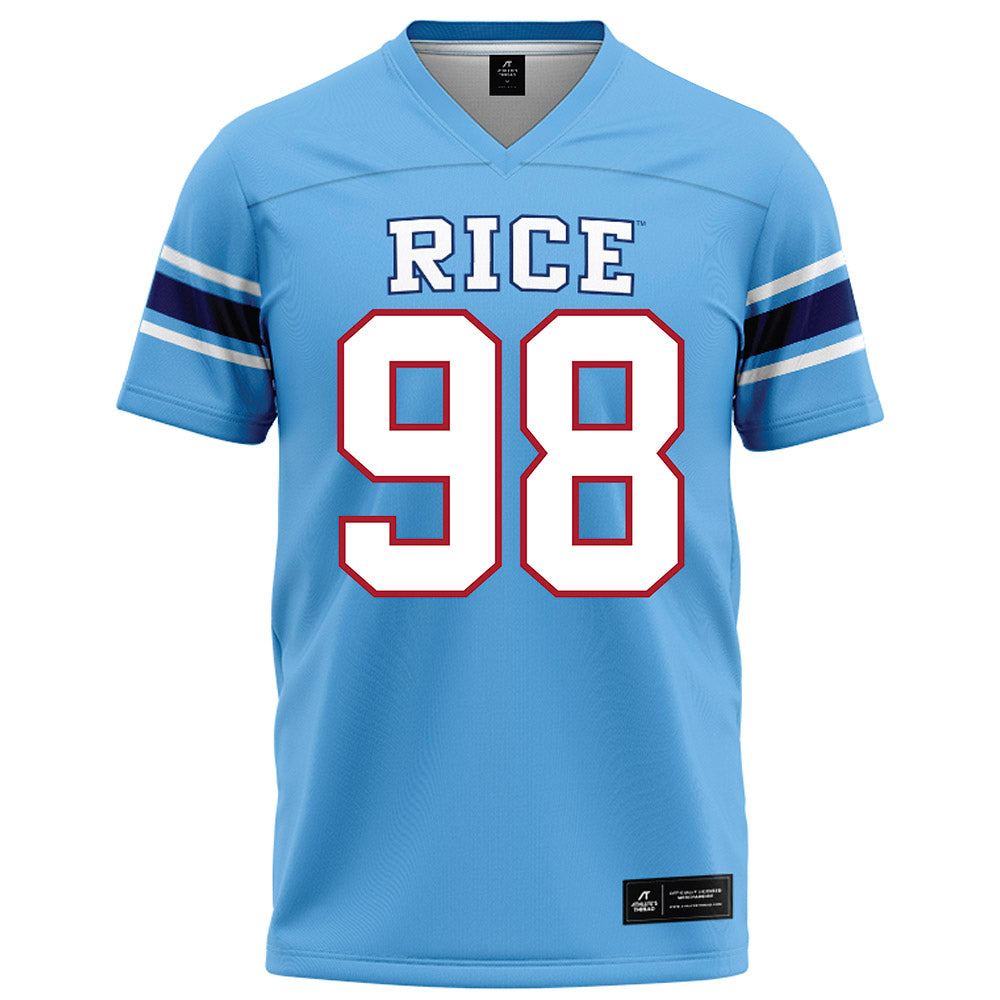 Rice - NCAA Football : Robert Rooks - Light Blue Football Jersey-0