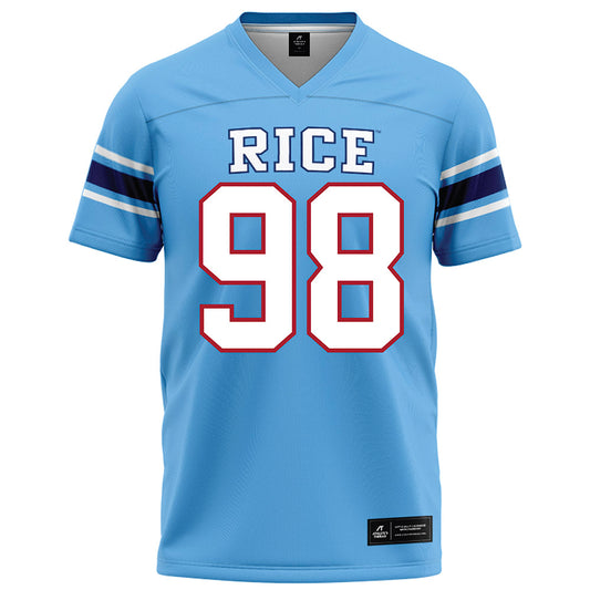 Rice - NCAA Football : Robert Rooks - Light Blue Football Jersey-0