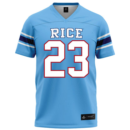 Rice - NCAA Football : Payton Matthews - Light Blue Football Jersey-0
