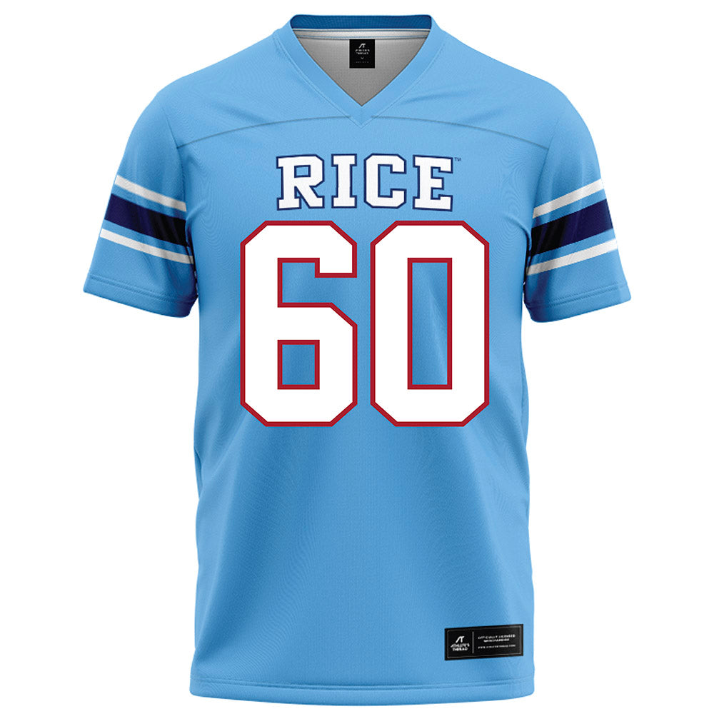 Rice - NCAA Football : Sean Sullivan - Light Blue Football Jersey-0