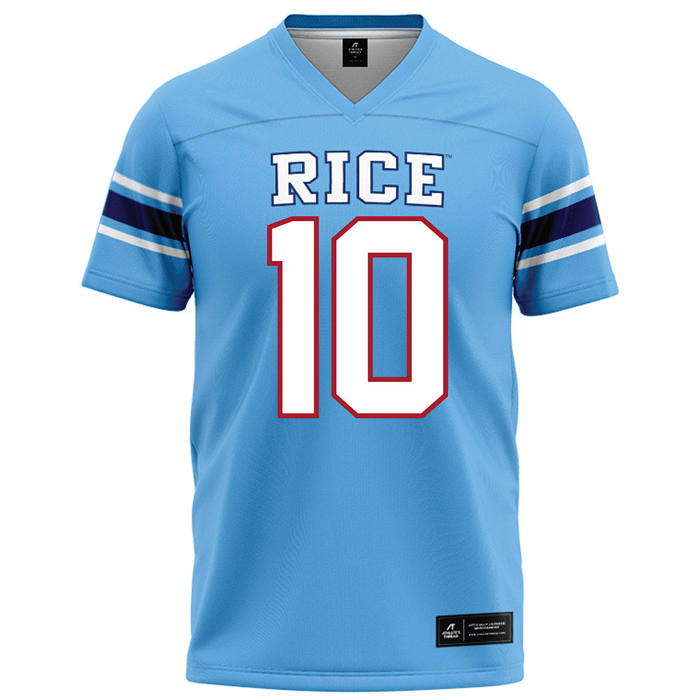 Rice - NCAA Football : Quinton Jackson - Light Blue Football Jersey