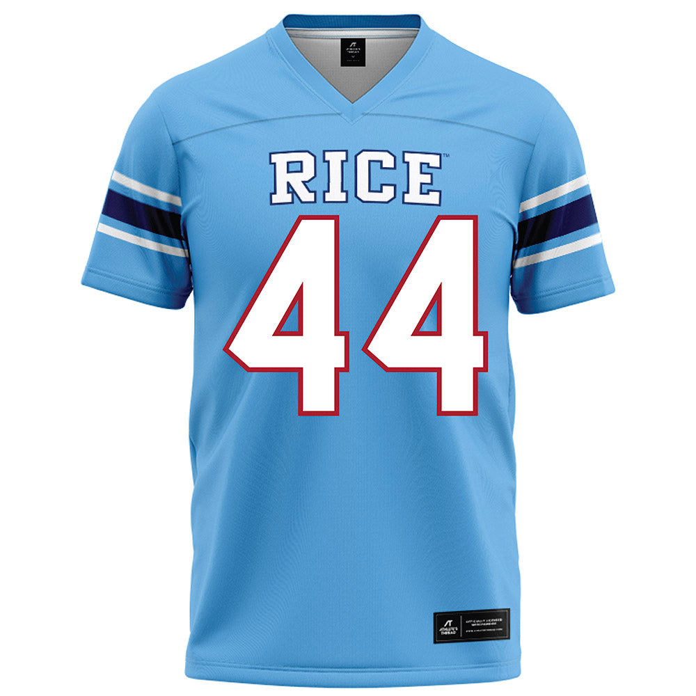 Rice - NCAA Football : Cooper King - Light Blue Football Jersey-0