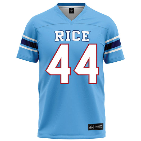 Rice - NCAA Football : Cooper King - Light Blue Football Jersey-0