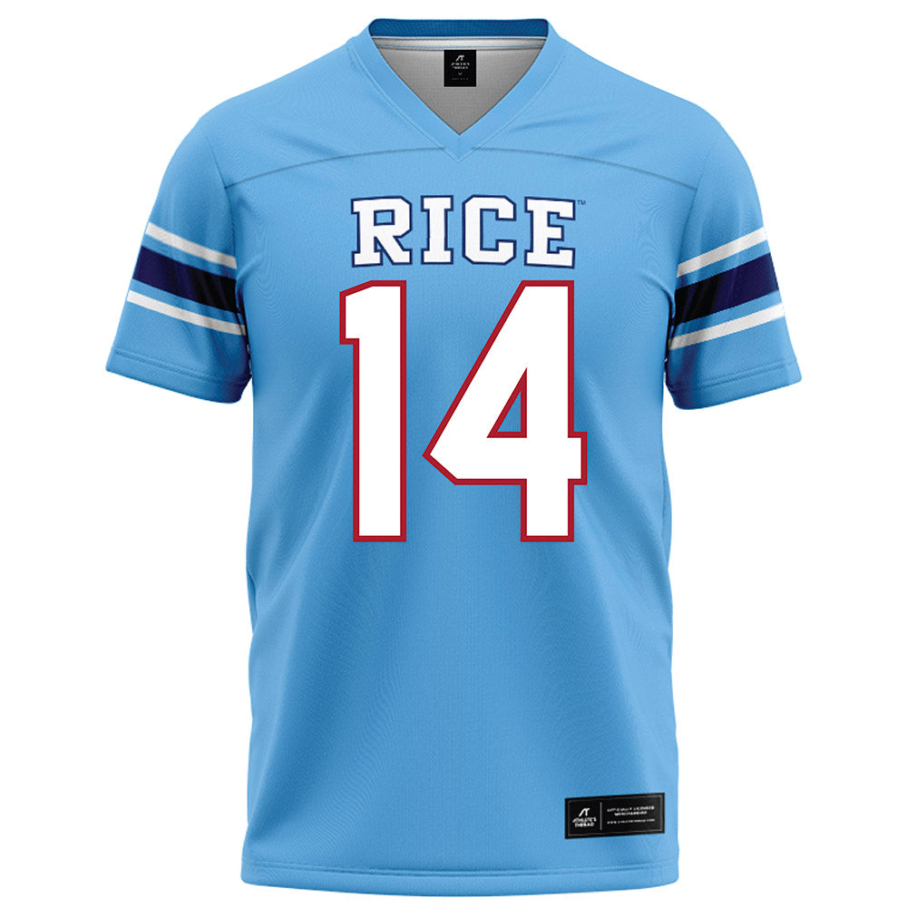 Rice - NCAA Football : Ephraim Dotson - Light Blue Football Jersey