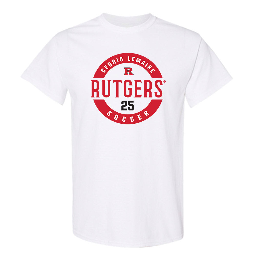 Rutgers - NCAA Men's Soccer : Cedric Lemaire - Classic Fashion Shersey T-Shirt-0