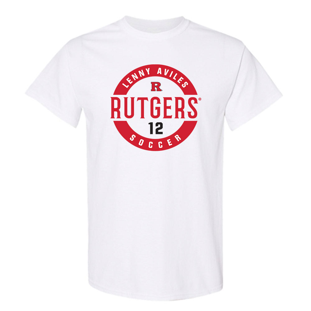 Rutgers - NCAA Men's Soccer : Lenny Aviles - Classic Fashion Shersey T-Shirt-0