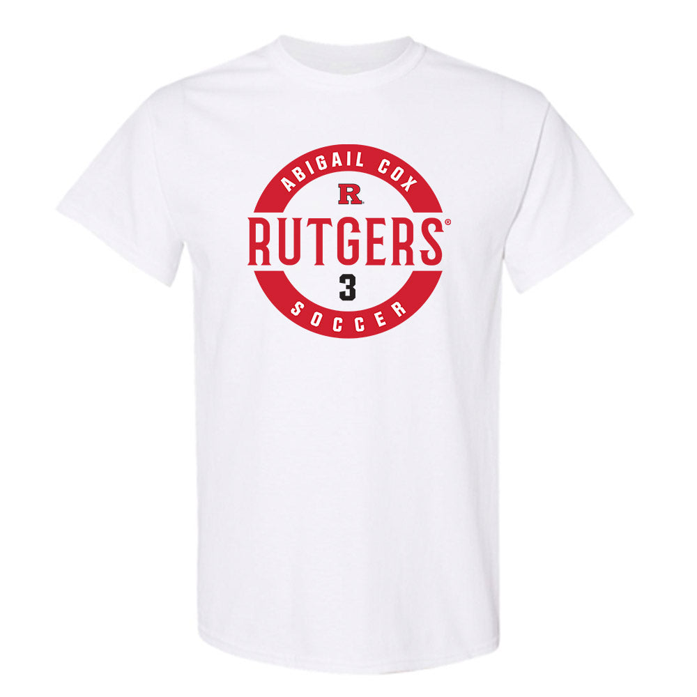 Rutgers - NCAA Women's Soccer : Abigail Cox - Classic Fashion Shersey T-Shirt-0