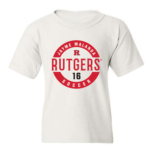 Rutgers - NCAA Women's Soccer : Jayme Malanda - Classic Fashion Shersey Youth T-Shirt-0