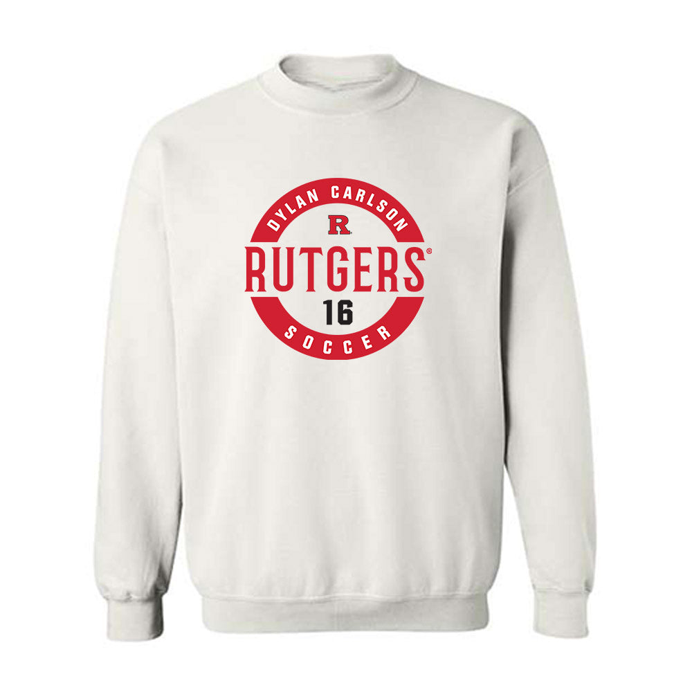 Rutgers - NCAA Men's Soccer : Dylan Carlson - Classic Fashion Shersey Crewneck Sweatshirt-0