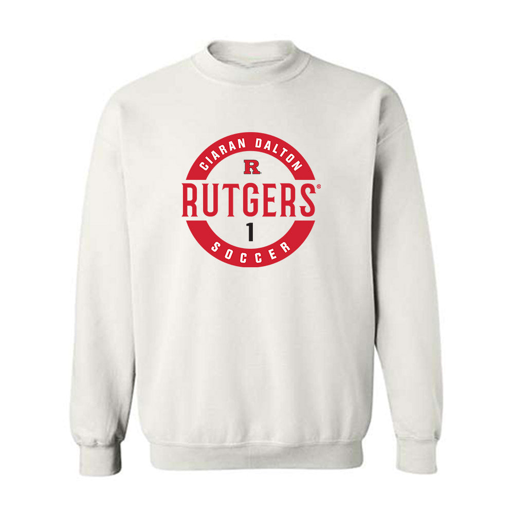 Rutgers - NCAA Men's Soccer : Ciaran Dalton - Classic Fashion Shersey Crewneck Sweatshirt-0
