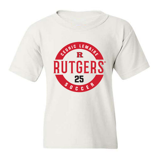 Rutgers - NCAA Men's Soccer : Cedric Lemaire - Classic Fashion Shersey Youth T-Shirt-0