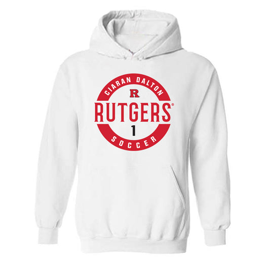 Rutgers - NCAA Men's Soccer : Ciaran Dalton - Classic Fashion Shersey Hooded Sweatshirt-0