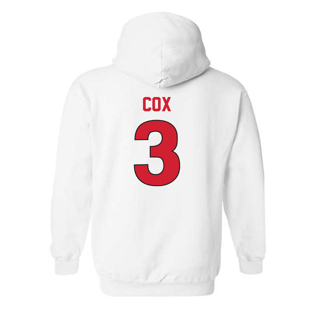 Rutgers - NCAA Women's Soccer : Abigail Cox - Replica Shersey Hooded Sweatshirt-1