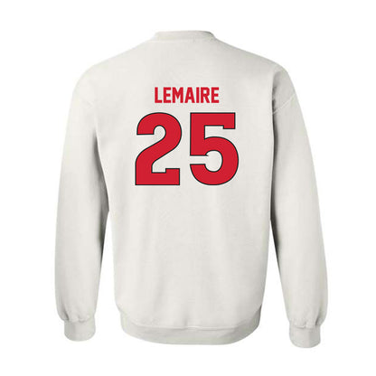 Rutgers - NCAA Men's Soccer : Cedric Lemaire - Replica Shersey Crewneck Sweatshirt-1
