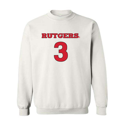 Rutgers - NCAA Women's Soccer : Abigail Cox - Replica Shersey Crewneck Sweatshirt-0