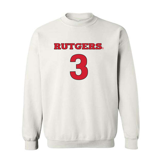 Rutgers - NCAA Women's Soccer : Abigail Cox - Replica Shersey Crewneck Sweatshirt-0