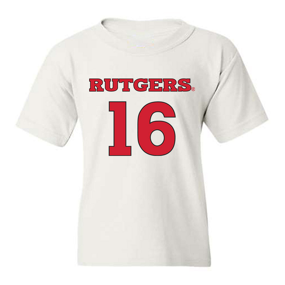 Rutgers - NCAA Men's Soccer : Dylan Carlson - Replica Shersey Youth T-Shirt-0