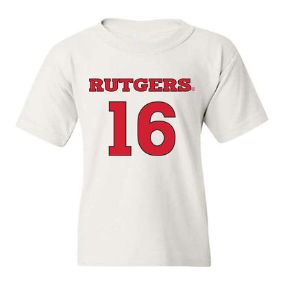 Rutgers - NCAA Men's Soccer : Dylan Carlson - Replica Shersey Youth T-Shirt-0